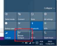 Compartilhe a internet no Windows 10 com o recurso de “Mobile Hotspot”