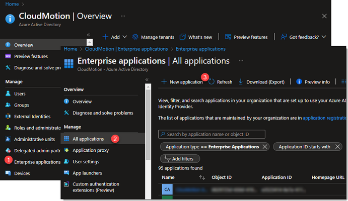 Criando uma nova aplicação empresarial no Azure AD